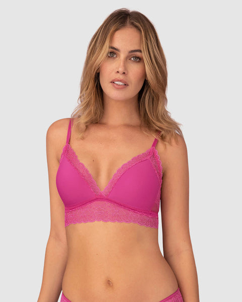 Bralette en encaje sexy y natural#color_053-rosa-intenso