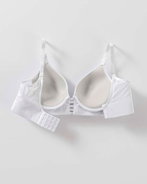 Brasier de realce alto con copas que se adaptan al busto memory bustier#color_000-blanco