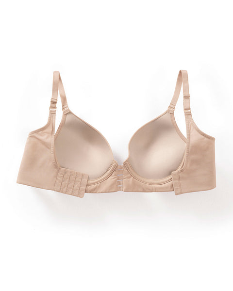 Brasier de realce alto con copas que se adaptan al busto memory bustier#color_802-cafe-claro