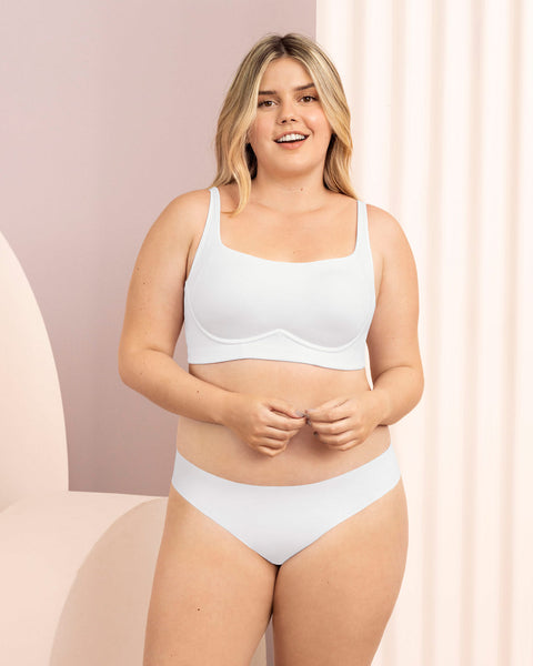 Brasier sin arco ultracómodo de alto soporte y cubrimiento everyday bra#color_000-blanco