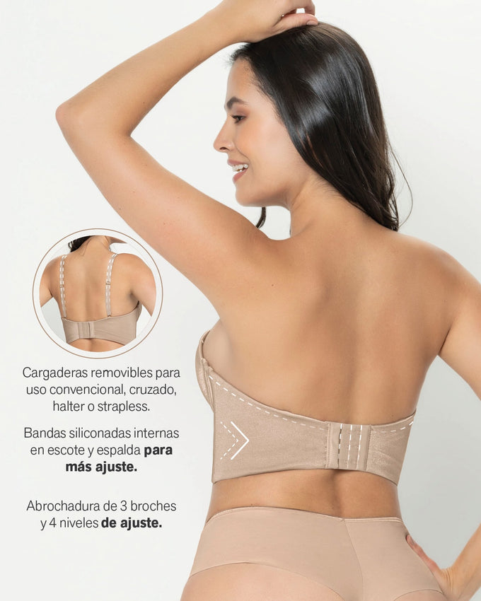 Brasier tipo bustier ideal como strapless#all_variants