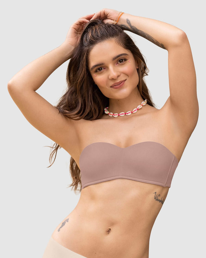 Brasier strapless ideal para busto pequeño y mediano oh so light#color_281-rosa-palido