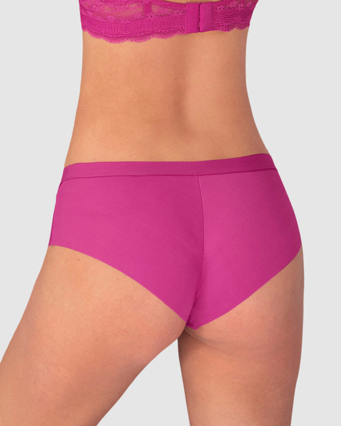 Panty cachetero con franja transparente decorativa#color_053-rosa-intenso