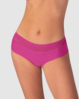 Panty cachetero con franja transparente decorativa#color_053-rosa-intenso
