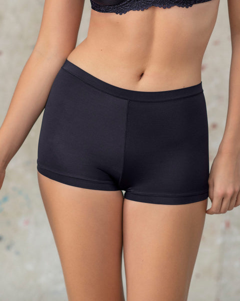 Paquete x 3 panty estilo bóxer de ajuste perfecto#color_s01-blanco-negro-cafe-claro