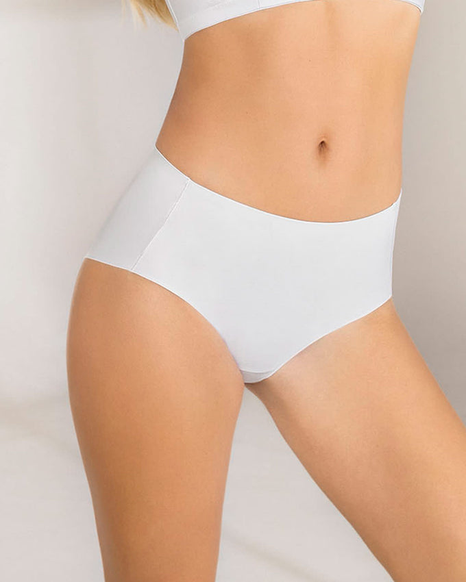 Panty efecto invisible de control fuerte en abdomen#color_s01-blanco-cafe-claro