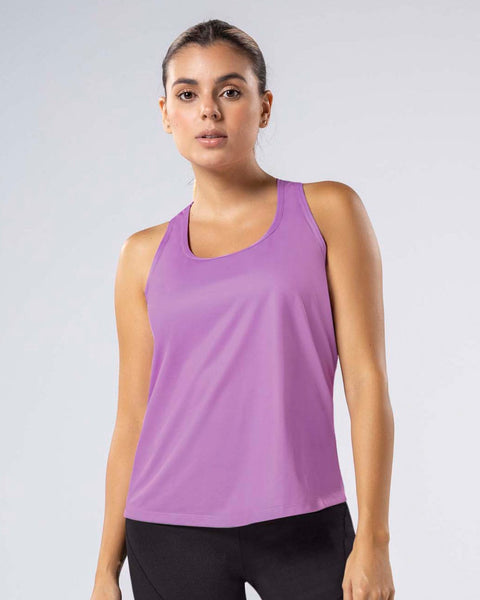 Camiseta deportiva de secado rápido y silueta semiajustada para mujer#color_410-lila-claro