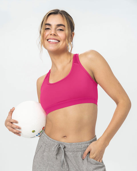 Top deportivo con espalda atlética en material de secado rápido#color_351-fucsia