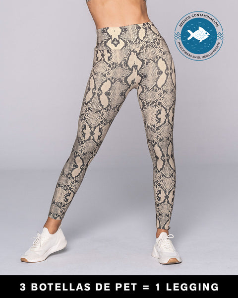 Legging de tiro alto control en abdomen y muslos en material pet reciclado#color_094-estampado-piton-gris