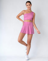 Falda deportiva con short interno con bolsillo#color_368-rosado-claro