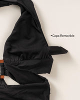 Traje de baño entero de control suave en abdomen#color_700-negro