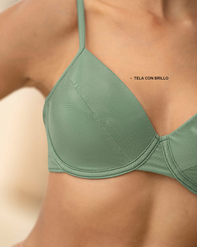 Bikini con acabado brillante#color_643-verde
