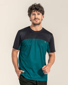 Camiseta deportiva masculina tecnología de secado rápido