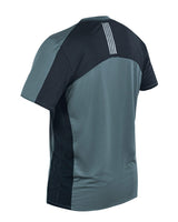 Camiseta tecnológica deportiva con mallas transpirables#color_720-gris-oscuro