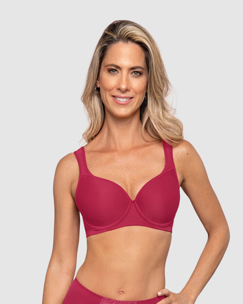 Brasier triangular de buen cubrimiento con cargaderas acolchadas#color_316-fucsia