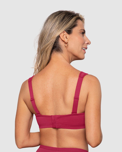 Brasier triangular de buen cubrimiento con cargaderas acolchadas#color_316-fucsia