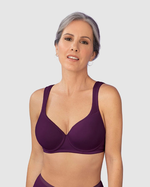 Brasier triangular de buen cubrimiento con cargaderas acolchadas#color_414-violeta