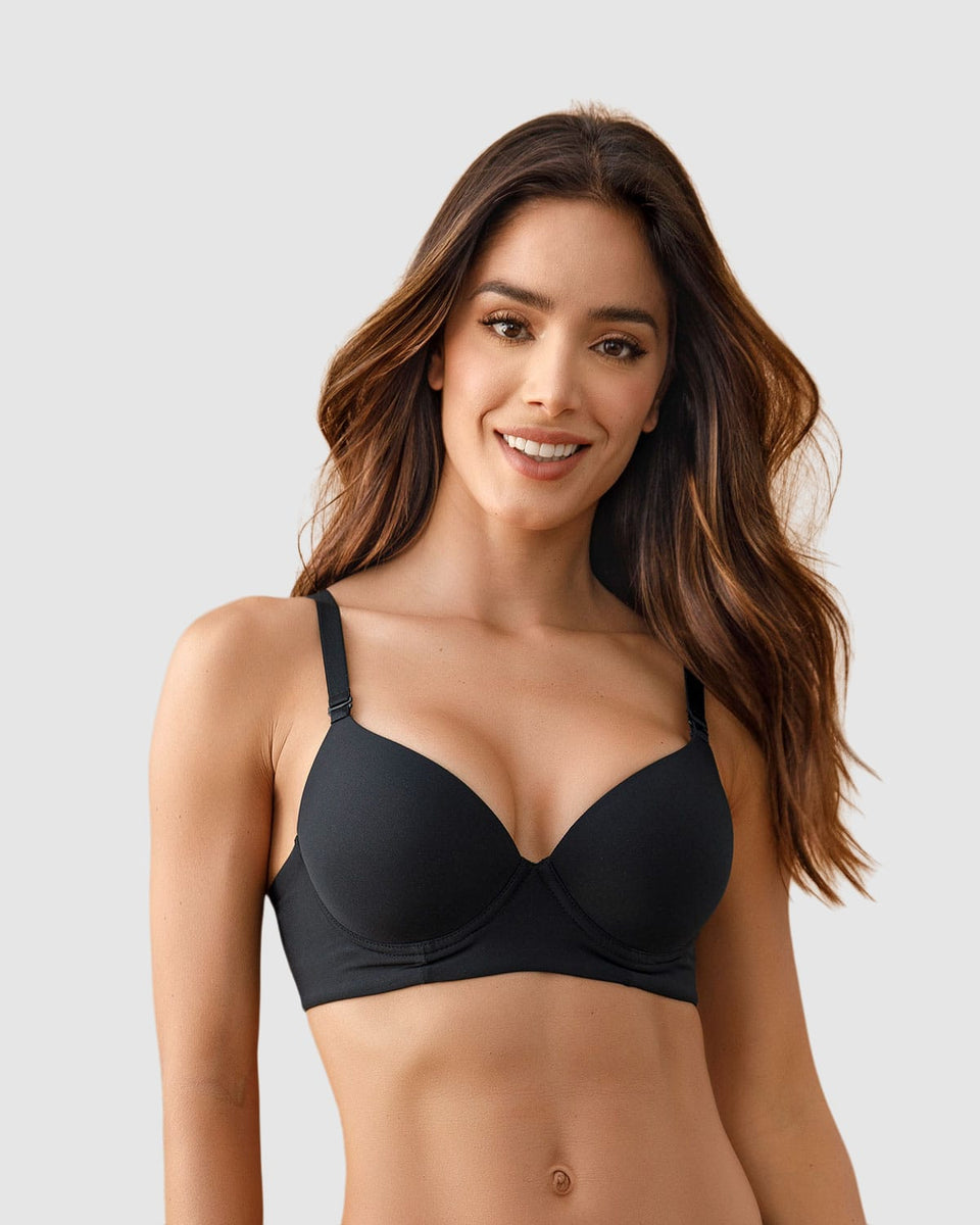 Brasier triangular de realce alto copa lisa