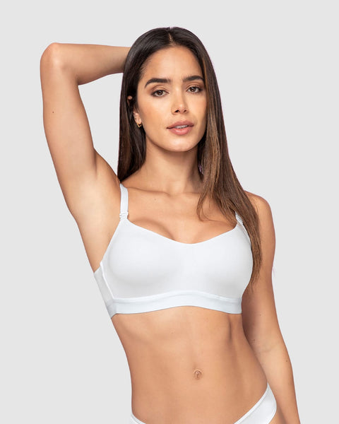 Brasier tipo top ultraliviano con copas internas fijas#color_000-blanco