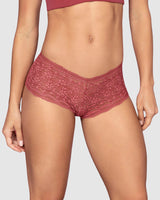 Panty estilo hipster en encaje sexy con refuerzo en algodón#color_484-rojo-medio