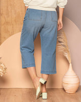 Jeans bota recta con bolsillos funcionales#color_141-indigo-claro