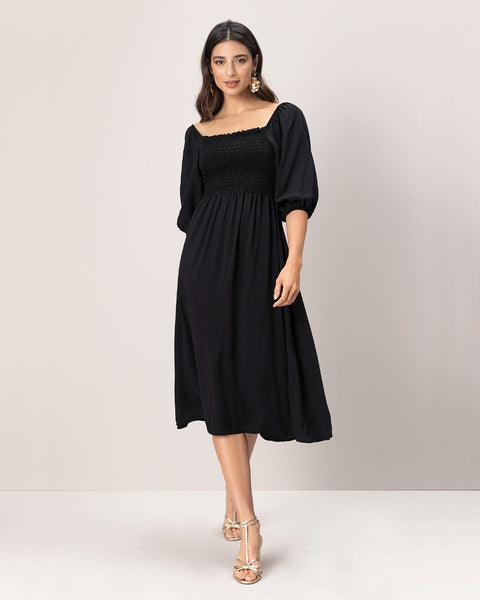 Vestido midi multiusos#color_700-negro