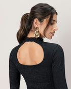 Camiseta manga larga cuello alto
