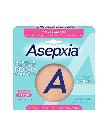 Asepxia Maquillaje Polvo Compacto#color_004-marfil