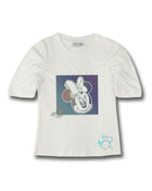 Camiseta Minnie Mouse con bordes escarchados