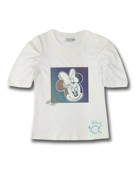 Camiseta Minnie Mouse con bordes escarchados#color_860-beige