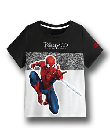 Camiseta Spider-Man con detalle metalizado#color_700-negro