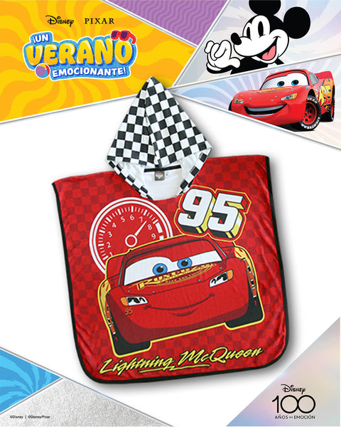 Toalla Poncho con Capucha Cars#color_323-rojo