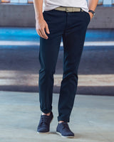 Pantalón texas silueta semi ajustada#color_457-azul-oscuro