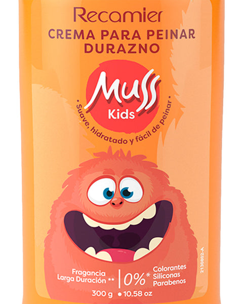 Muss crema de peinar durazno#color_durazno