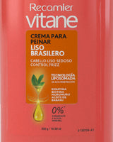 Crema de peinar liso brasilero vitane#color_anaranjado